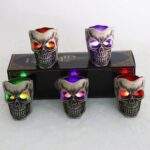 VELA CAVEIRA DE LED HALLOOWEEN - Imagem 2