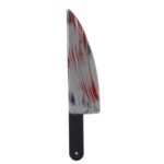 FACA DE PLÁSTICP COM SANGUE - HALLOWEEN