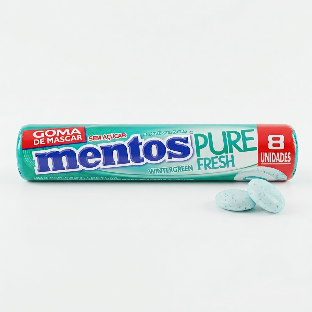 GOMA PURE FRESH STICK WINTERGREEN MINT 8 UN – MENTOS