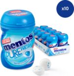 CHICLETES MINI FRESH MINT GARRAFA 10X10UN 200G - MENTOS - Imagem 2