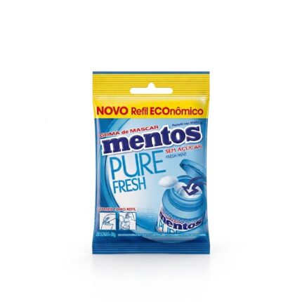 REFIL GARRAFA CHICLETES PURE FRESH MINT 56G - MENTOS