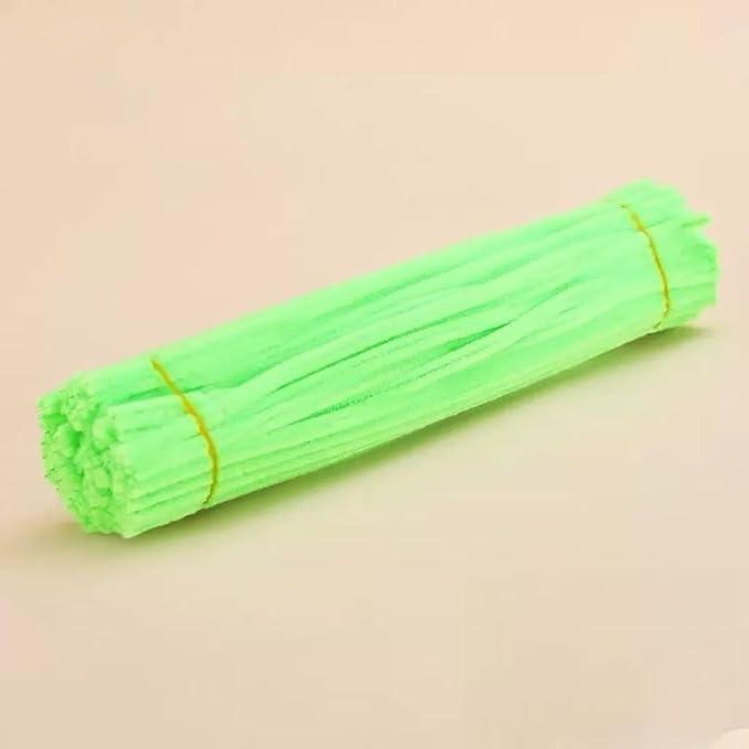 15611906930-413wwcicvel-ac-sx679.jpg HASTE CHENILLE 30 CM COM 30 UN - VERDE - Imagem 1