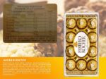 BOMBOM FERRERO ROCHER BANDEJA COM 12 UNIDADES 150G - FERRERO - Imagem 3
