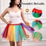 SAIA DE TULE MULTICOLORIDA 40CM - Imagem 2