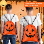 MOCHILA TIPO SACO ABOBORA HALLOWEEN 35X45CM - LARANJA