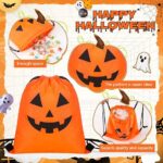 MOCHILA TIPO SACO ABOBORA HALLOWEEN 35X45CM - LARANJA - Imagem 3