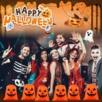 MOCHILA TIPO SACO ABOBORA HALLOWEEN 35X45CM - LARANJA - Imagem 5