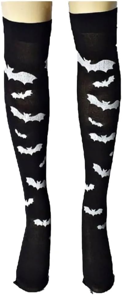 MEIA 7/8 MORCEGOS HALLOWEEN 70CM