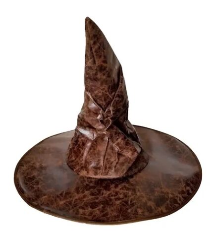 CHAPÉU MARROM BRUXO FEITICEIRO - HALLOWEEN
