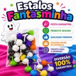 ESTALINHOS FANTASMINHA COM 50UN - Imagem 4