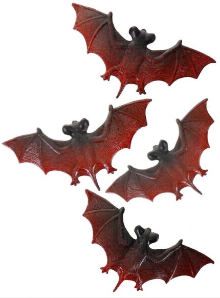 MORCEGOS DE PLÁSTICO COM 4UN - HALLOOWEEN
