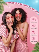 ÓCULOS CORAÇÃO ROSA FASHION - FANTASIA - Imagem 6