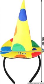 TIARA CHAPÉU PALHAÇO CIRCO - Imagem 4