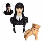 PERUCA FANTASIA WANDINHA - HALLOWEEN - Imagem 2