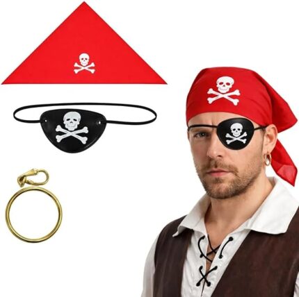 KIT FANTASIA PIRATA 3 PEÇAS