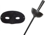 FANTASIA KIT ZORRO MÁSCARA + ESPADA 53CM