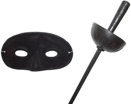 FANTASIA KIT ZORRO MÁSCARA + ESPADA 53CM