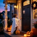 CAMPAINHA CRÂNIO COM SOM E LUZ - HALLOWEEN - Imagem 3