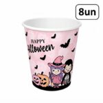 COPO DE PAPEL MONSTROS HAPPY HALLOWEEN 250ML C/8 UN