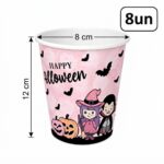 COPO DE PAPEL MONSTROS HAPPY HALLOWEEN 250ML C/8 UN - Imagem 3