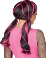 PERUCA COM FRANJA ROSA E PRETO - Imagem 3