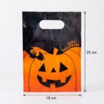 SACOLA PLÁSTICO HAPPY HALLOWEEN ABÓBORA 18X25CM C/10 UN - Imagem 3