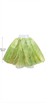 SAIA ORGANZA VIBRANTE 40CM  - VERDE - Imagem 4
