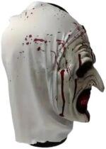 MÁSCARA DE LATÉX BRANCA TERRIFIER HALLOWEEN - Imagem 2