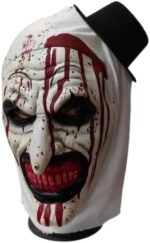 MÁSCARA DE LATÉX BRANCA TERRIFIER HALLOWEEN