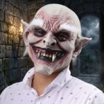 MÁSCARA DE LATÉX VAMPIRO COM SOBRANCELHA - Imagem 3