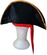 CHAPÉU PIRATA DE VELUDO 51CM - Imagem 4