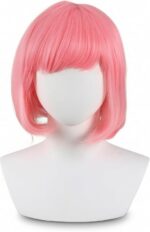 PERUCA SINTÉTICA LISA CHANEL ROSA - Imagem 3