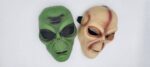 MÁSCARA DE PLÁSTICO ALIEN HALLOWEEN - SORTITO - Imagem 4