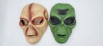 MÁSCARA DE PLÁSTICO ALIEN HALLOWEEN - SORTITO