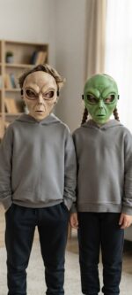 MÁSCARA DE PLÁSTICO ALIEN HALLOWEEN - SORTITO - Imagem 6
