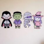 KIT 4 PAIÉIS DECORATIVO HALLOWEEN CUTE - SORTIDOS