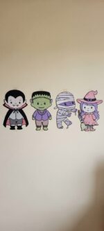 KIT 4 PAIÉIS DECORATIVO HALLOWEEN CUTE - SORTIDOS - Imagem 4