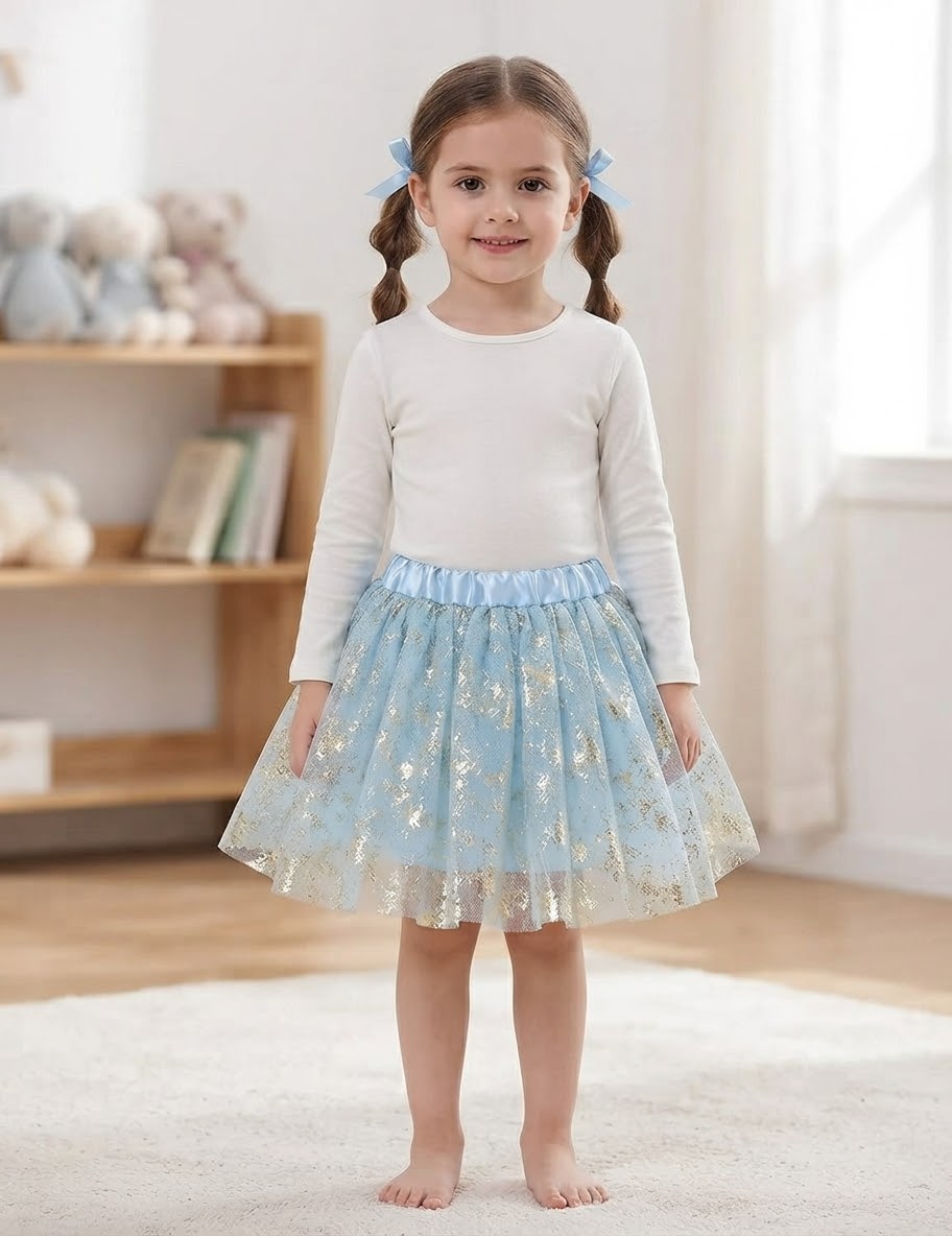 15621779168-whatsapp-image-2026-10-07-at-17-01-37.jpeg SAIA DE TULE COM BRILHO DOURADO 40CM - AZUL CLARO - Imagem 1