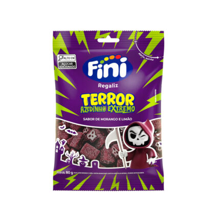 FINI TERROR AZEDINHO EXTREMO MORANGO E LIMAO 80G