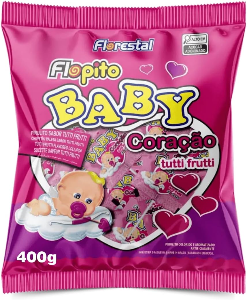 15628453025-61v2i3vhkdl-ac-sl1200.jpg PIRULITO FLOPITO BABY CORAÇÃO TUTTI FRUTTI 400GR - FLORESTAL - Imagem 1